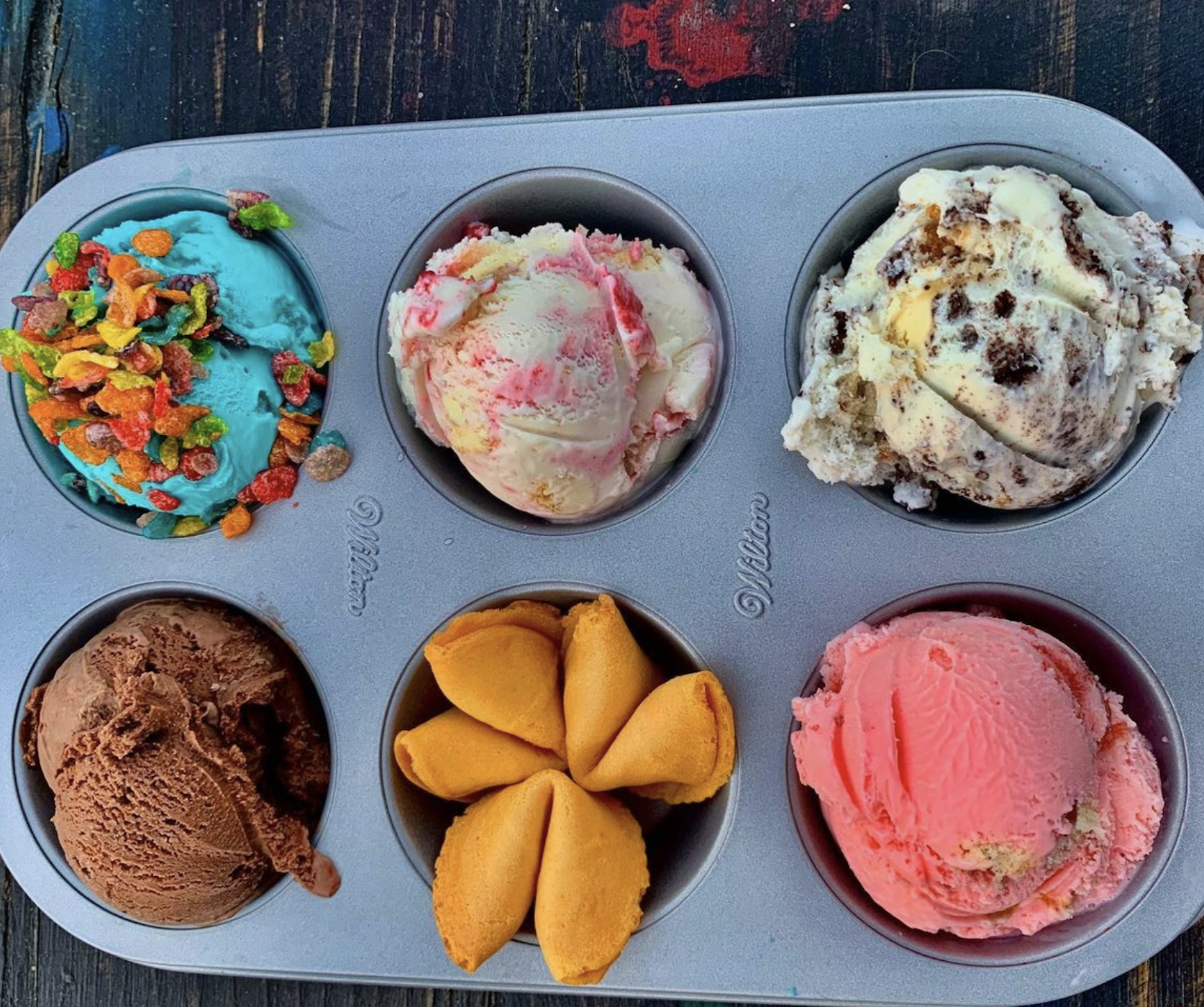 Ice cream flight at Melt | Photo courtesy instagram.com/meltphx
